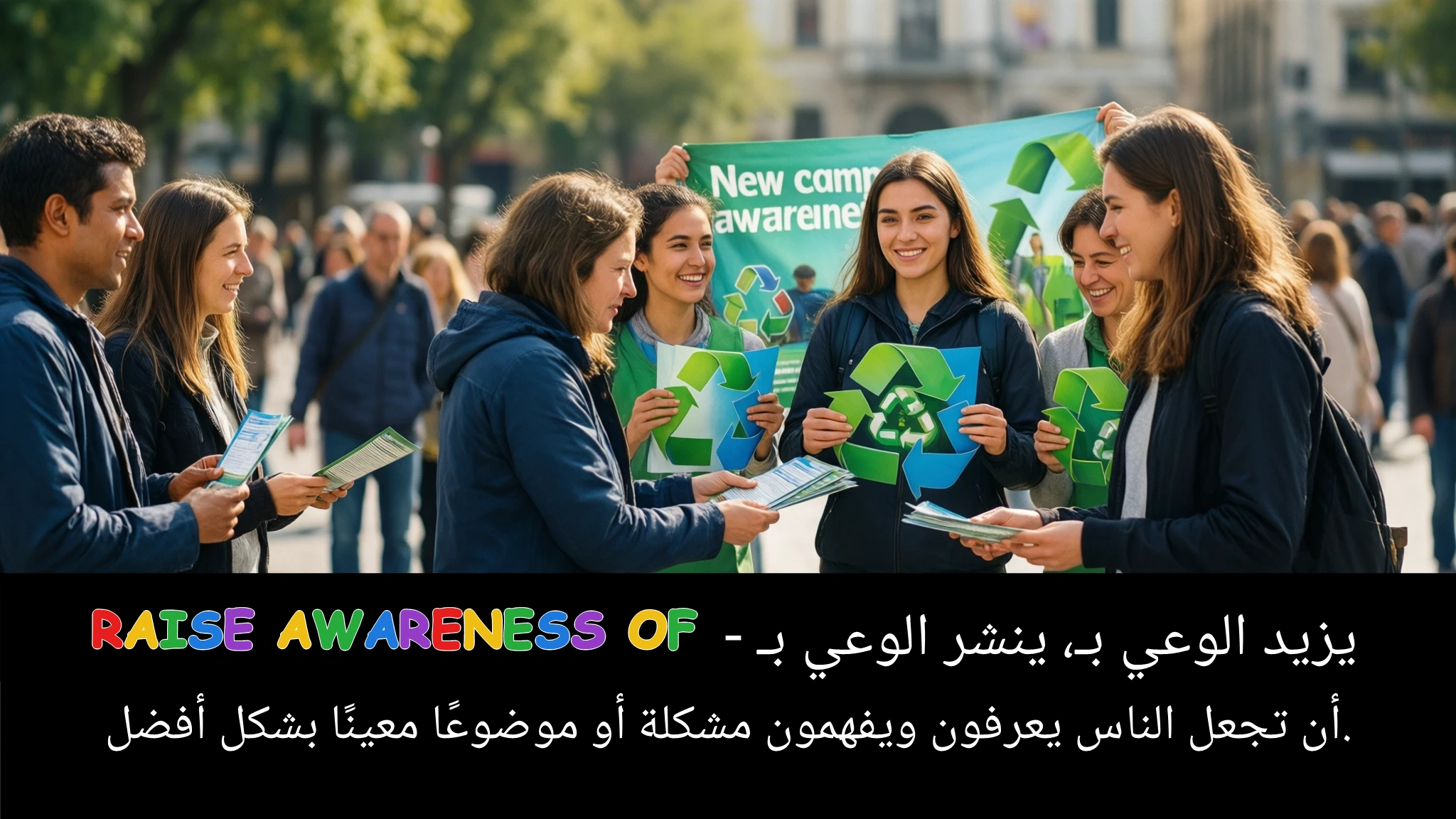 Arabic Illustration for raise awareness of